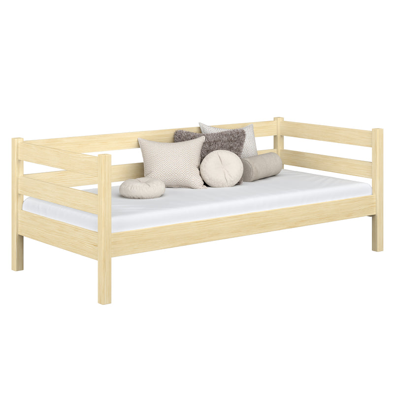 Sofa bed wooden clear pine – children’s room, Scandinavian style Nizio