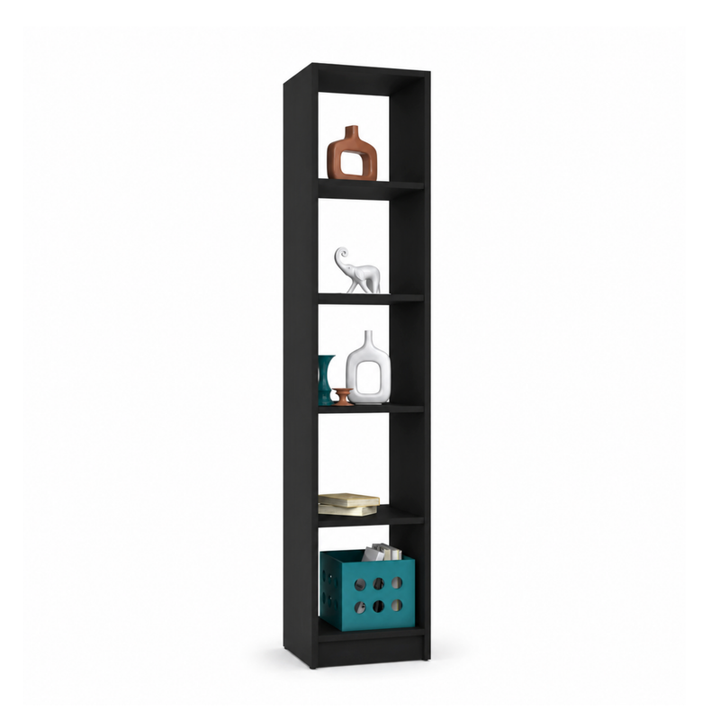Wooden shelf N01 black