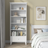 Wooden shelf 1S 80 Scandi white