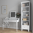 Holzregal 1S 57 Scandi weiß