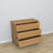 Pine chest of drawers 3S 105 Scandi natural pine