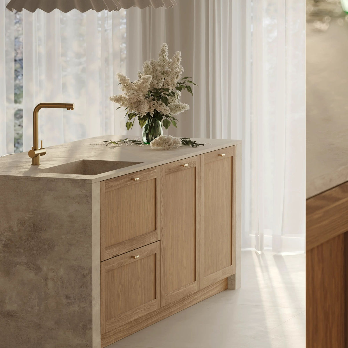 Oak front panel Nizio – color and oak shade overview