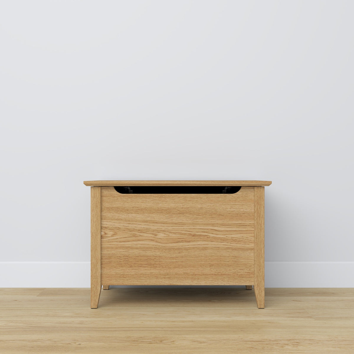 Chest oak natural oak – storage and seating, Scandinavian style by Nizio