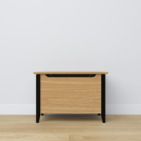 Oak chest Scandi oak natural / black