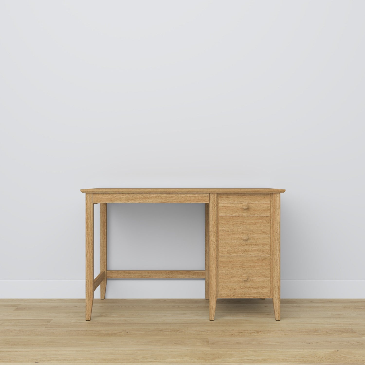 Oak desk 3S Scandi oak natural