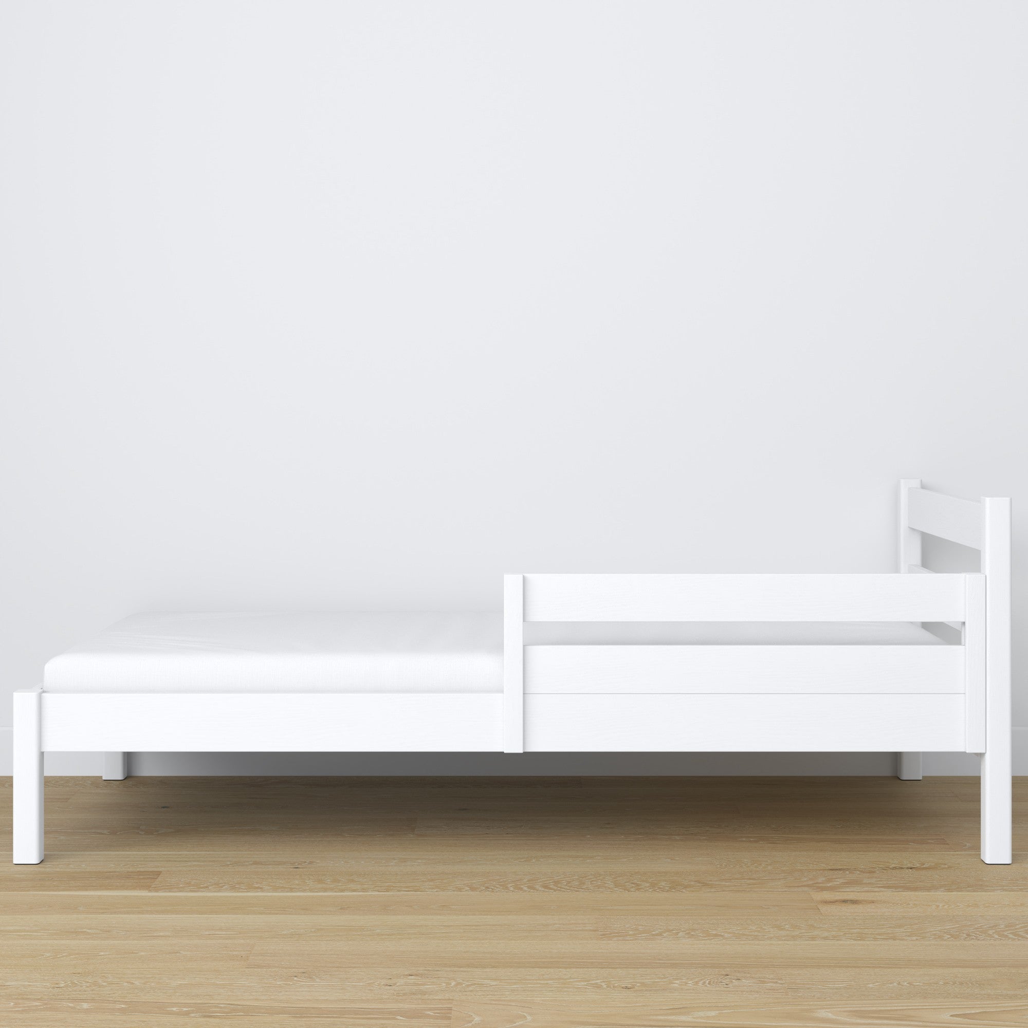 Bed fall protection | white