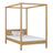 Himmelbett aus Eiche, Natureiche – Kinderzimmer, skandinavischer Stil Nizio
