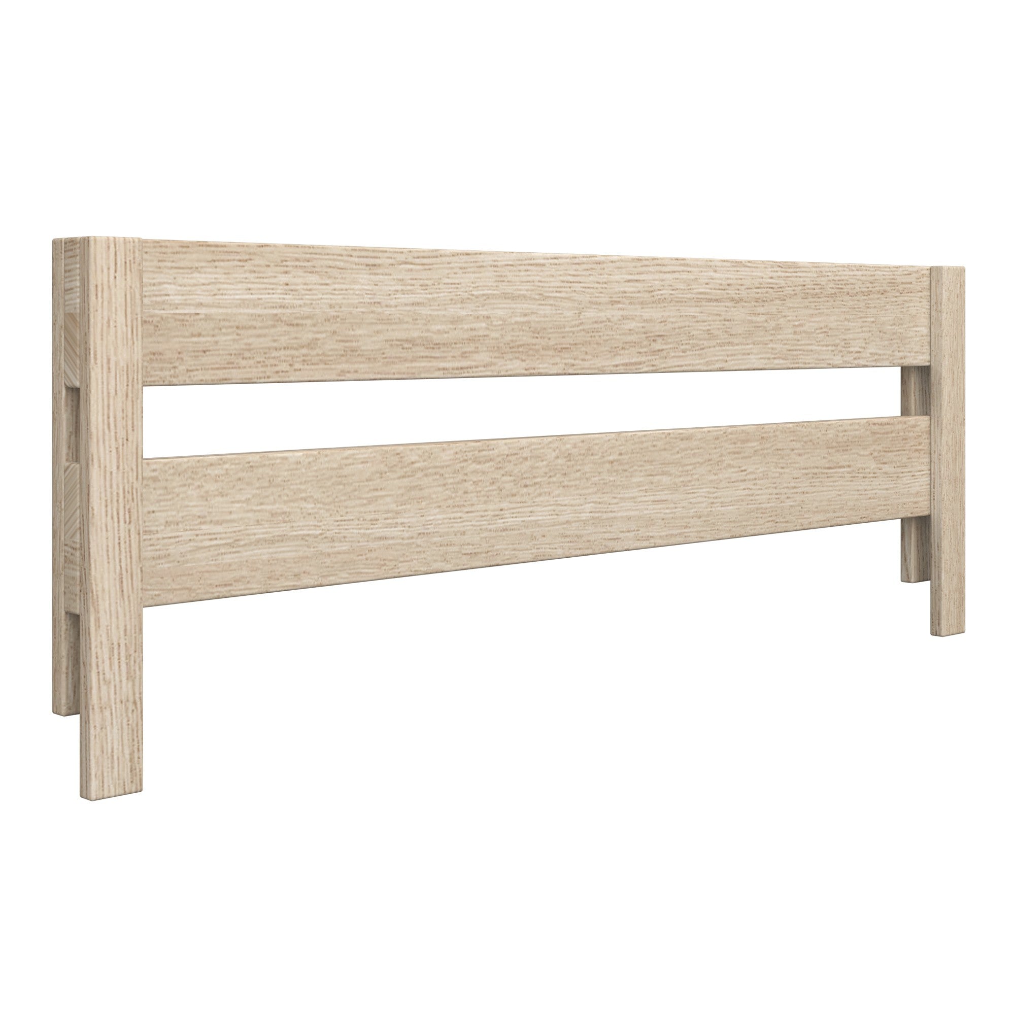 Bed fall protection | bleached oak