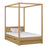Himmelbett mit Baldachin und Schublade Eichenholz Natureiche – Kinderzimmer, Scandi-Stil
