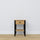 Oak bedside table 1S N01 Scandi oak natural / black