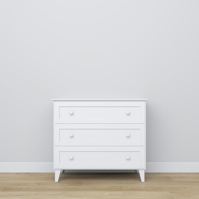 Kommode 3S 105 Scandi Holz in Wunschfarbe RAL/NCS – Massivholz, Nizio