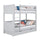 Etagenbett mit Schublade Holz Grau – Kinderzimmer, Massivholz, scandi
