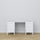Schreibtisch 6S Scandi Holz in Wunschfarbe RAL/NCS – Massivholz, Nizio