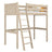 Hochbett Eiche geweißt – Kinderzimmer, Massivholz, Scandi-Stil