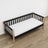 Łóżko sofa N03 czarny / dąb naturalny – dodatkowy widok, trwała jakość Nizio Home