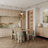 Bleached oak furniture front
