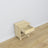 Pine bedside table 1S N02 Scandi clear pine