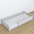 Wooden low bed N02 grey