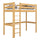 Natural Pine Wooden Loft Bed – Children’s Room, Solid Wood, Scandi Style