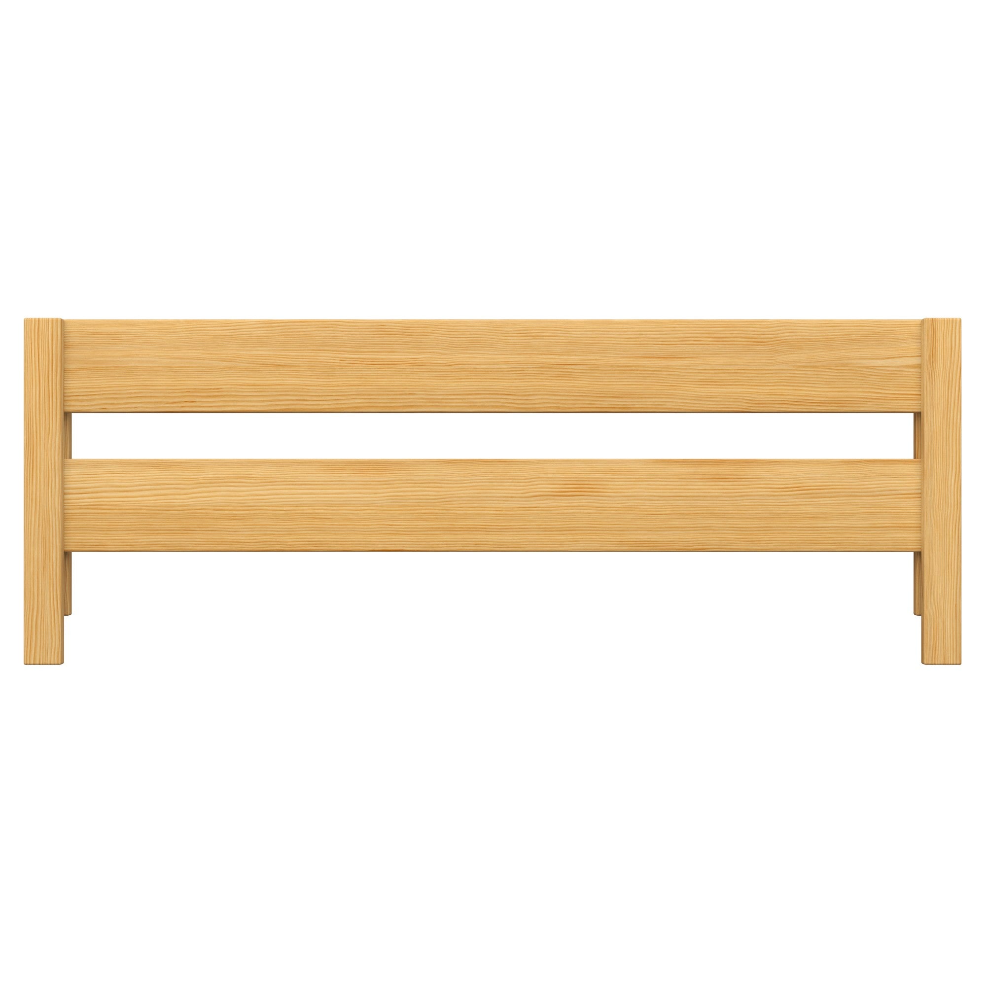 Bed fall protection | natural pine