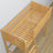 Hochbett mit Schreibtisch aus Holz Kiefer natur – Details der Verbindungen und Leiter