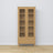 Vitrine mit Schublade Eiche naturfarben 90 cm – Wohnzimmer, skandinavischer Stil Nizio