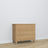 Oak chest of drawers 3S 105 Scandi oak natural