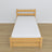 Bett mit Schublade aus Holz Kiefer natur – Kinderzimmer, Scandi-Einrichtung