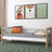 Łóżko sofa N01 biało dębowy – dodatkowy widok, lite drewno