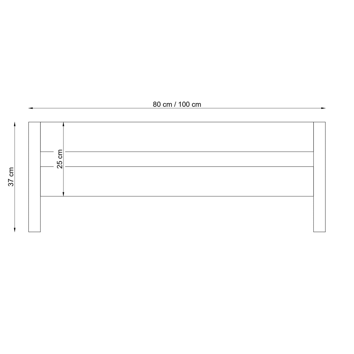 Bed fall protection | grey