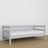 Łóżko sofa N01 popielaty – dodatkowy widok, ekologiczne drewno
