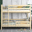 Bettgitter Kiefer farblos aus Holz – Maße und Schema, Nizio