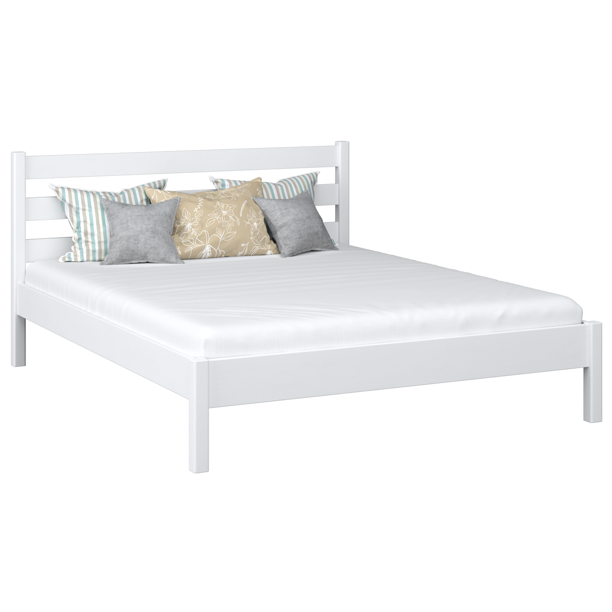 Doppelbett N01 RAL/NCS – Holz, Farbe passend zum Interieur, Nizio Home