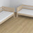 Etagenbett aus Eiche geweißt mit Matratzenlade – Zimmergestaltung