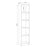 Wooden shelf N01 black