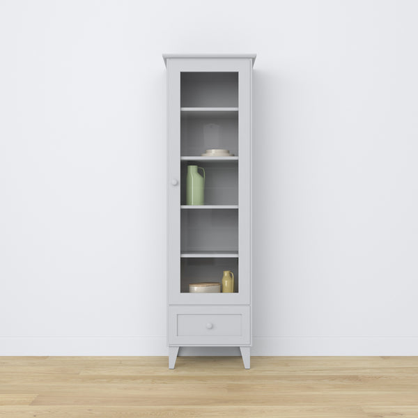 Wooden display cabinet 1S 57 Scandi grey