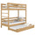 Oak Bunk Bed with Mattress Drawer Natural Oak – Scandi Children’s Room