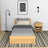 Bett Kiefer natur mit Schublade – Seitenansicht, Holz, Nizio Home