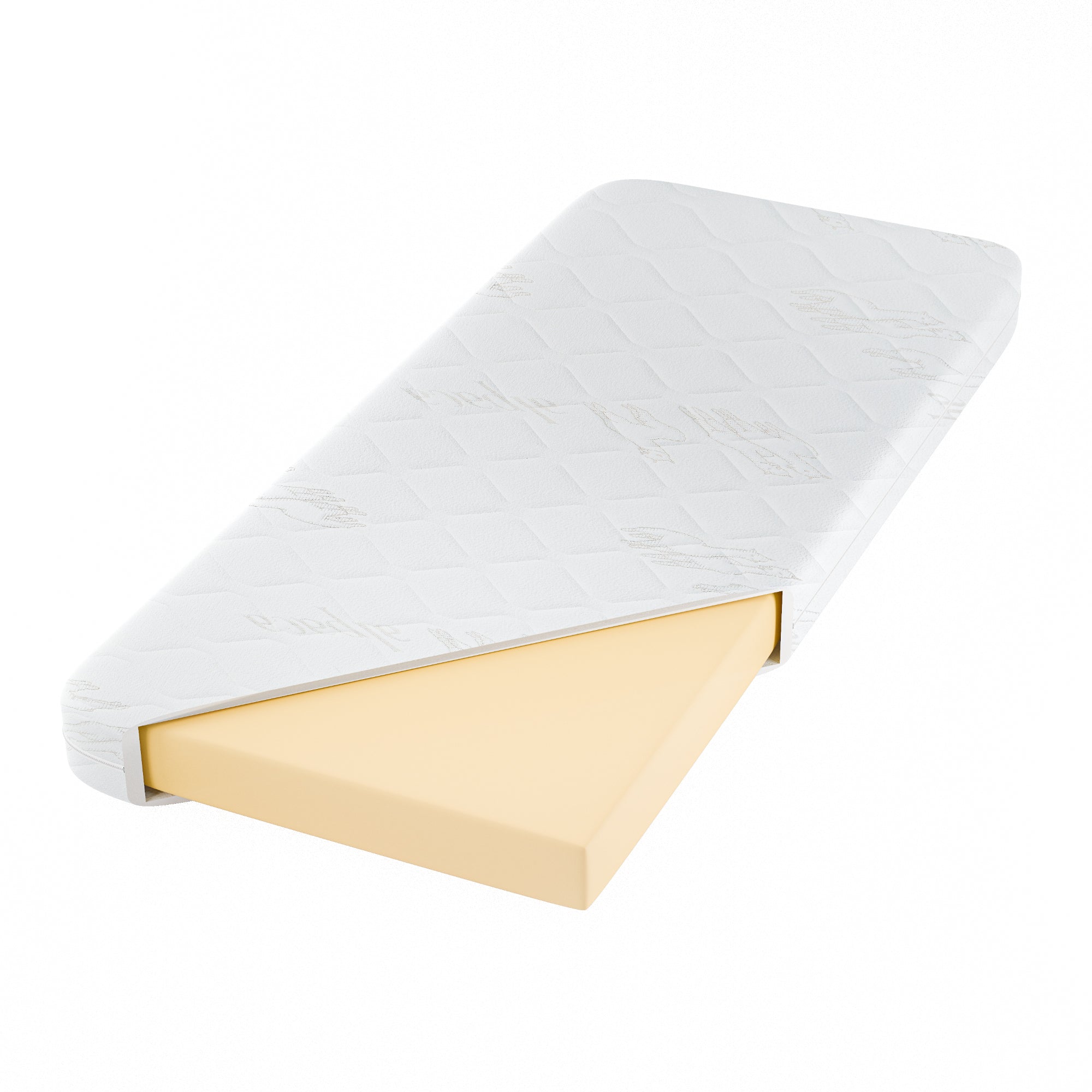 Drawer mattress Nizio – close-up of the fabric and thickness