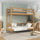 Etagenbett aus Natureiche – Kinderzimmer, Massivholz, skandinavischer Stil