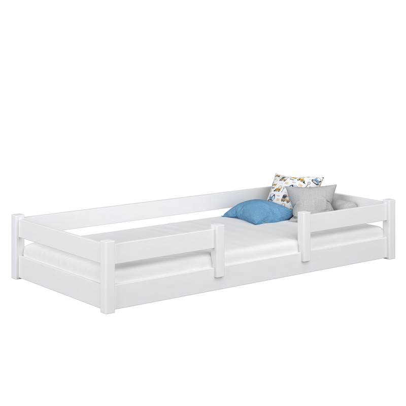 Wooden low bed N01 RAL/NCS