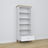 Holzregal 1S 80 Scandi weiß / natürliche Eiche