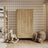 Oak wardrobe 2D1S Scandi oak natural