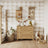Oak chest of drawers 3S 105 Scandi oak natural
