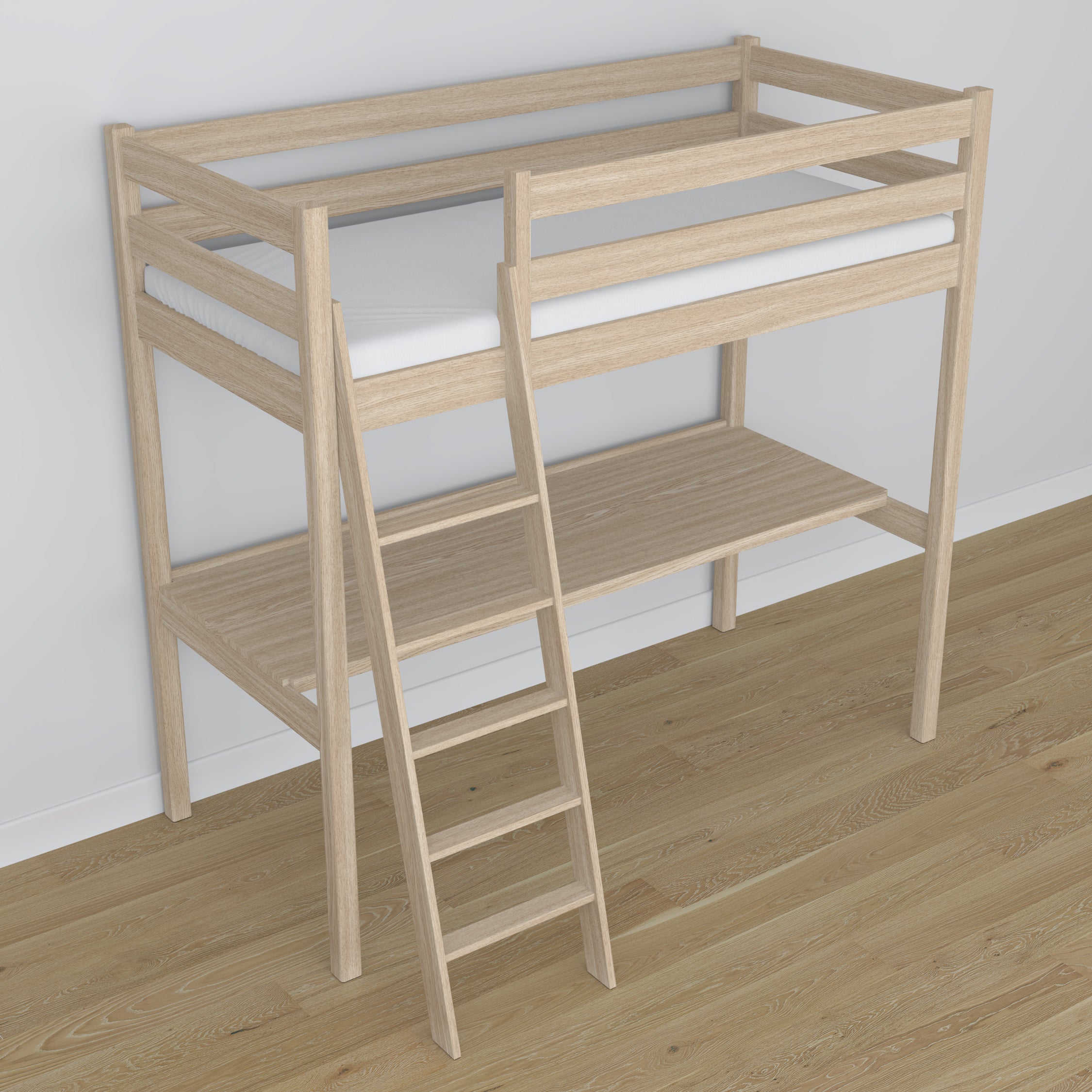 Nizio pine slatted base for loft bed – compatible with every model