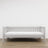 Łóżko sofa N03 popielaty – dodatkowy widok, lite drewno sosnowe