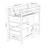 Hochbett mit Schreibtisch N01 RAL/NCS – aus Holz, Farbe an Innenraum angepasst, Nizio Home