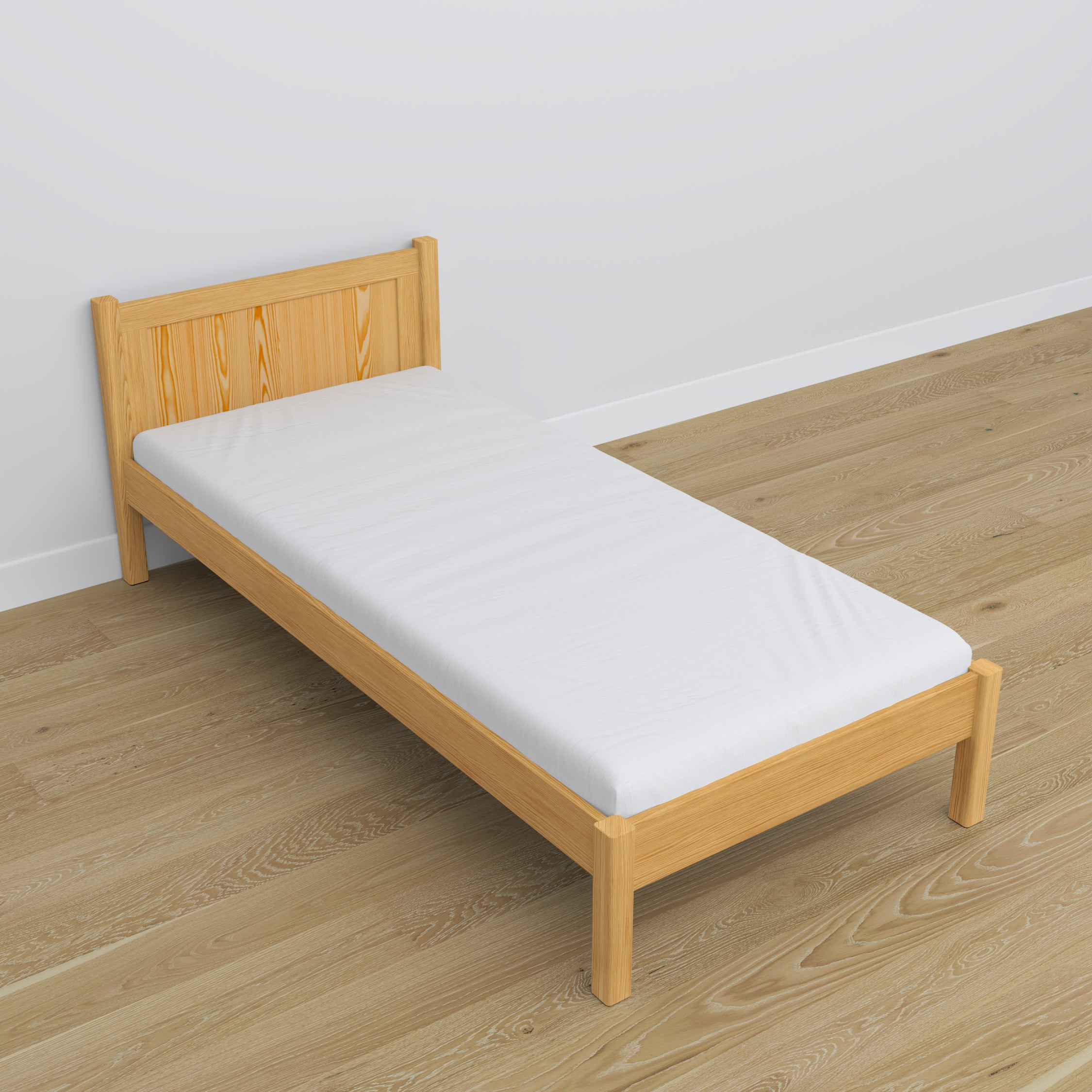 Bett Kiefer natur im Kinderzimmer – skandinavische Einrichtung, Holz