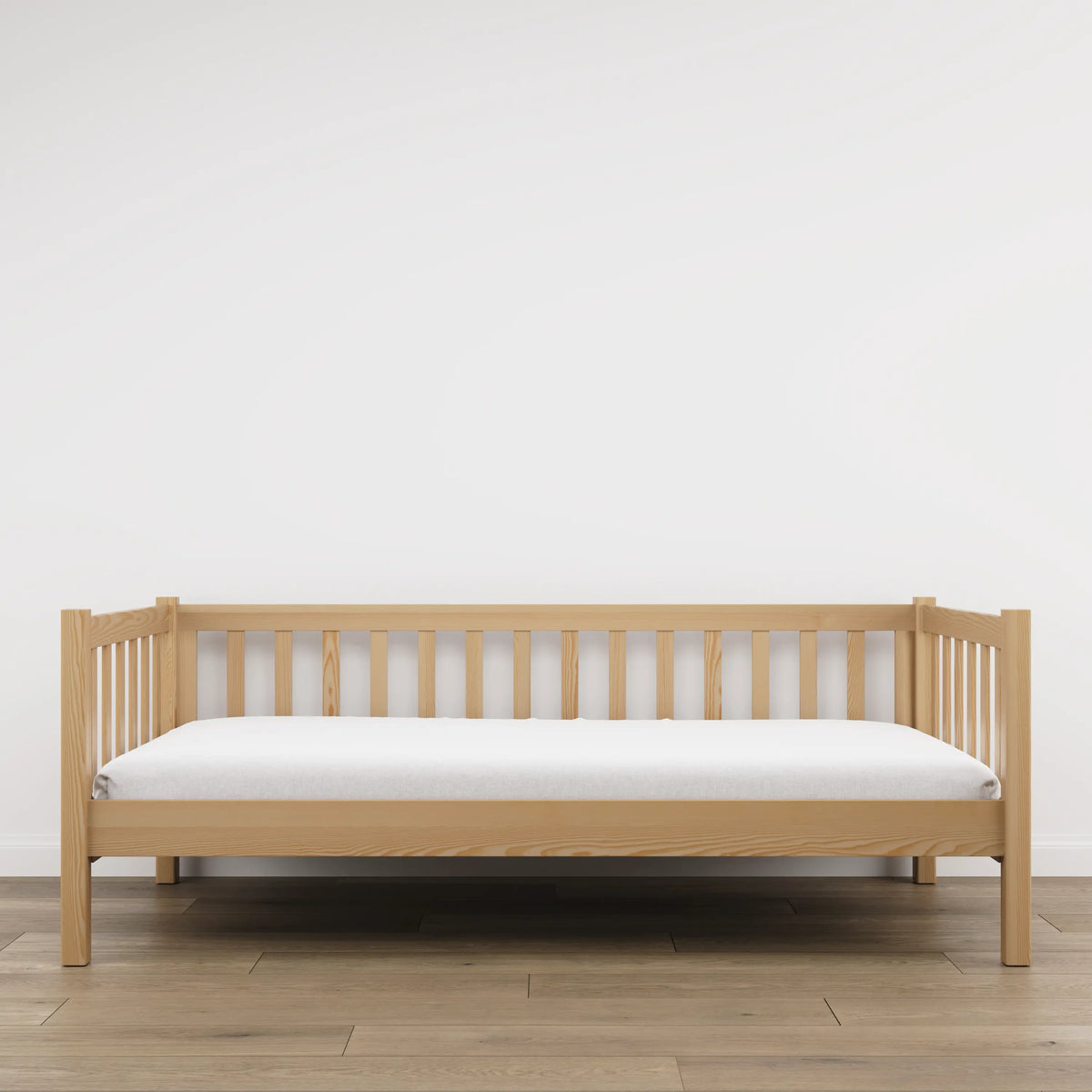 Łóżko sofa N03 sosna naturalna – dodatkowy widok, lite drewno sosnowe