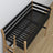 Hochbett mit Schreibtisch aus Holz schwarz-eiche – Details der Verbindungen und Leiter